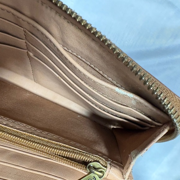 Fossil Tan Leather Wristlet Wallet - Picture 7 of 16